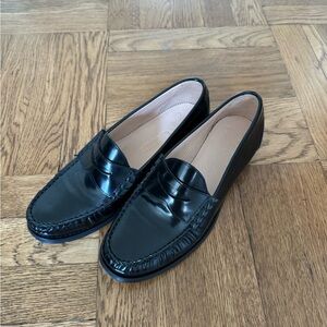 Jcrew winona loafer black size 8